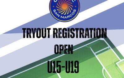U15 – U19 Tryout Registration Now Open for 2026/2027 Season